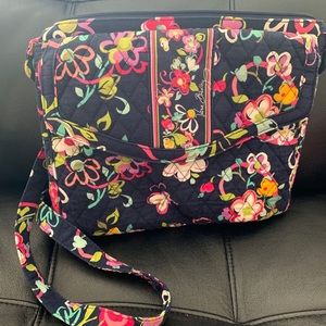Vera Bradley Floral Large Cross Body Bag